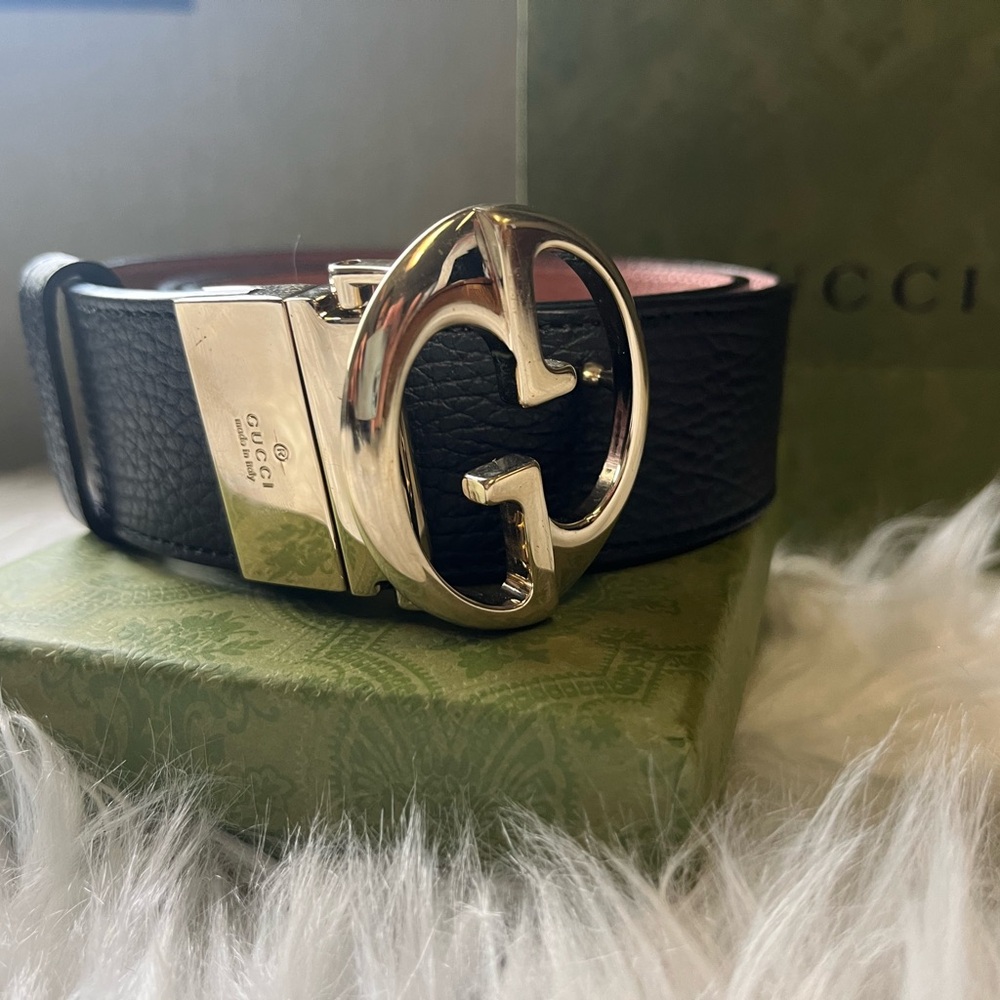 SOLD‼️GUCCI GG Logo 75cm Women's Belt - Picture 1 of 13